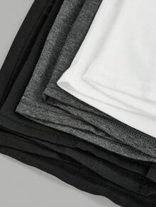 SHEIN 6pcs/Set Comfortable Minimalist Letter Print Elastic Waist Underwear Set For Teen Boys, Soft Fabric, Versatile, Suitable For Daily Wear, School, Travel, Fall Autumn And Winter Clothes, Layering, Loungewear Buy One And Get Six, Buy 1 And Get 6, Boys Underwear Boxer Briefs Boys Underpants - Multicolor - View 8