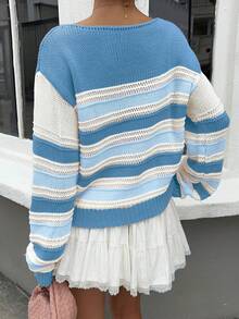 SHEIN Unity Áo len chui đầu vai bất đối xứng gợi cảm dành cho nữ - Nhiều màu - Xem 2