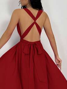 Rafferiza 性感露背高开衩长款礼服新年服装超长女士服装