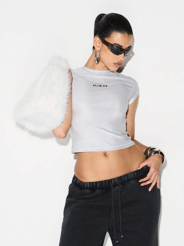 KIZN Fluffy Faux Fur Top Handle Tote Bag
