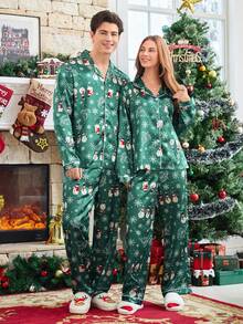 FamilyFrolics 女士睡衣套装，数码印花，秋冬服装，圣诞节礼物 - 彩色 - 查看 6