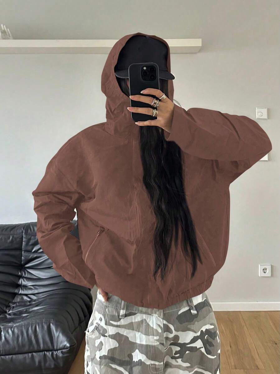 StreetHx Women's Lightweight Spring Softshell Jacket - Khaki - View 1