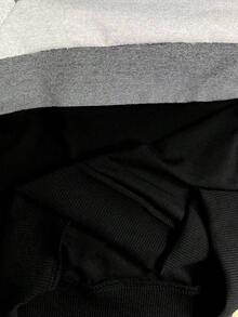 SHEIN Genkimix Kids 1pc Young Boy Casual Sports Streetwear Cute Dinosaur Print Patchwork Sweatshirt, Suitable For Daily Wear, School, Outings, Sports, Spring/Summer. Provides Multiple Matching Options For S, Increasing The Diversity Of Combinations. The Overall Design Is Simple And Generous, Comfortable And Fashionable To Wear. - Multicolor - View 9