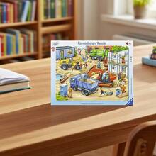Ravensburger Big Construction Vehicles 40 Piece Jigsaw Puzzle Age 4 Years+ 6120 - Multicolor - View 2