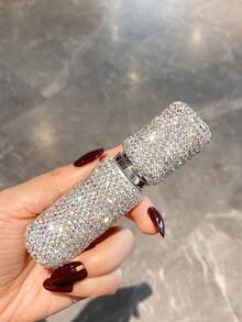 1 件 10ml 奢华水钻装饰可填充香水喷雾瓶、爽肤水瓶、旅行香水雾化器、迷你便携式香水喷雾器、女士礼物、香水瓶