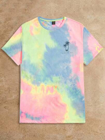 Manfinity NXTstreet חולצת טי לגברים עם שרוולים קצרים, צווארון עגול, גזרה צמודה ...סריג, קז'ואל, יומיומי, חוף, גלישה, חופשה, בטנה, גזרה צמודה, צווארון עגול, גזרה צמודה, גזרה צמודה, צווארון עגול, צווארון עגול