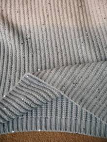 MOTF PREMIUM 秋冬渐变撞色亮片毛衣