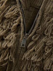 Franclia New Autumn/Winter European & American Retro Sexy Street Style Fitted Crochet Design Women Pullover Sweater - Dark Green - View 7