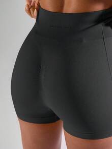 Musera Sport 高腰迷你短裤，舒适运动健身，适合健身房、跑步、网球、板式网球、瑜伽、普拉提、秋季日常休闲穿着。 - 深灰色 - 查看 5