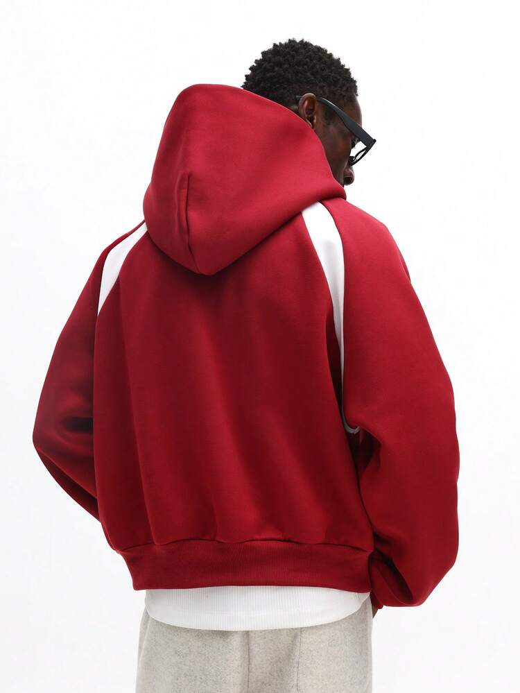 Full Zip Hoodie With Drawstring