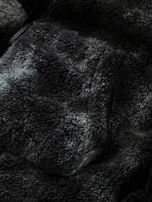 Manfinity Homme Men's Autumn/Winter Tie-Dye Letter Zip-Up Fleece Jacket Y2k Zip Up Shark Jacket Y2k Jacket Men S Street Wear Zip Up - Grey - View 7