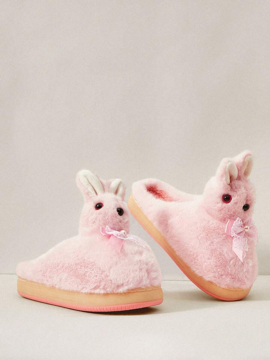 Cuccoo CUCCCOO Women Fuzzy House Slippers - Pink - View 1