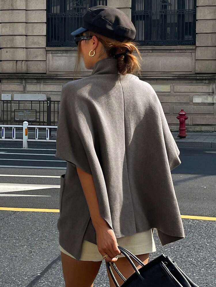 Women's High Neck Cardigan, Suitable For Party, Autumn/Winter