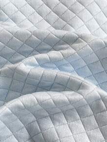 2pcs Baby Boys Autumn/Winter Outfit, Plaid Fleece Cardigan With Pockets & Cartoon Car Embroidery, Long Sleeve Top And Pants Set Baby Boy Blue Set Baby Car Outfit Blue Baby Boy Pajama Set Quilted Baby Boy Outfit - Blue - View 8