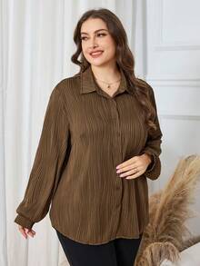 Lacomfia 大码衬衫