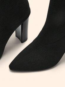 CUCCOO BASICS Botas de tacón alto hasta la pantorrilla para mujer