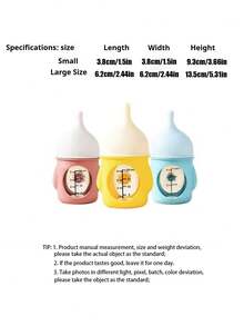 PETSIN 1 Pet Feeding Bottle, Silicone Nipple, Dog And Cat Feeder, Puppy And Kitten Milk Feeder, Anti-Choking Supplies, Pet Supplies - Multicolor - View 9