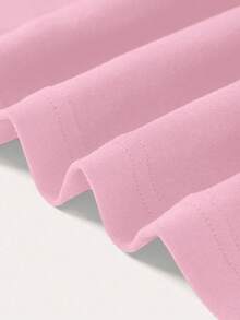 SHEIN LUNE Women Plus Size Casual Minimalist Heart Pattern Sleeveless Tank Top, Suitable For Spring/Autumn And Winter - Pink - View 4