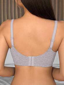 DAZY Seamless Wireless Lightly Lined Bra For Women Lingerie For Women - Purple - View 2