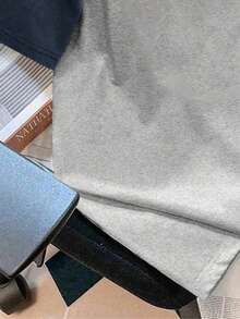 Manfinity Joysei Áo thun cổ tròn họa tiết hoa màu xanh navy và xám nhạt dành cho nam - Nhiều màu - Xem 3