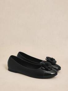 Rosivie Mocassins plats décontractés à décor floral pour femmes