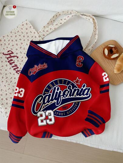 Slaydiva sweat-shirt en tricot à manches longues, col ras du cou, coupe ample, avec badge rétro lettres et chiffres, confortable, convient pour l'automne/l'hiver, tailles grandes