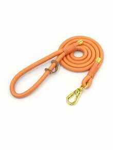 锌合金扣设计，手工编织加粗绳，结实耐用，适用于小型、中型和大型犬，拉力强劲，犬绳 - 彩色 - 查看 22