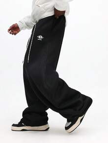 SUMWON Oversized Baggy Sweatpants With Drawstring Waist For Casual Streetwear Loungewear And Winter Comfort