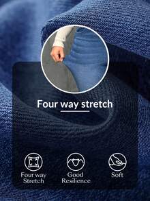 Flexra Plus Size Women Casual Washed Slim Fit Jeans - Medium Wash - View 8