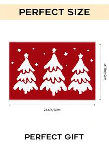 Cirelle Tapetes de Árvore de Natal são uma das decorações mais perfeitas para o Natal, trazendo aos convidados uma sensação de calor e alegria. Eles podem ser colocados na entrada e também servir como decoração para a sala de estar de Natal. - Tapete de natal - Visão 2