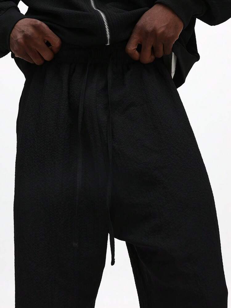 Fleece-Jogginghose mit Kordelzug in der Taille
