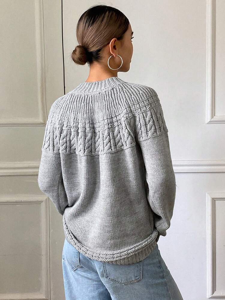 Women's Loose Casual High-End Knitted Sweater, Autumn/Winter