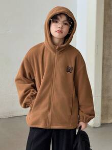 DAZY 男童秋季夹克 - 棕色 - 查看 7