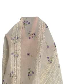 SHEIN Clasi Blusa elegante bordada para mujer de talla grande, de verano