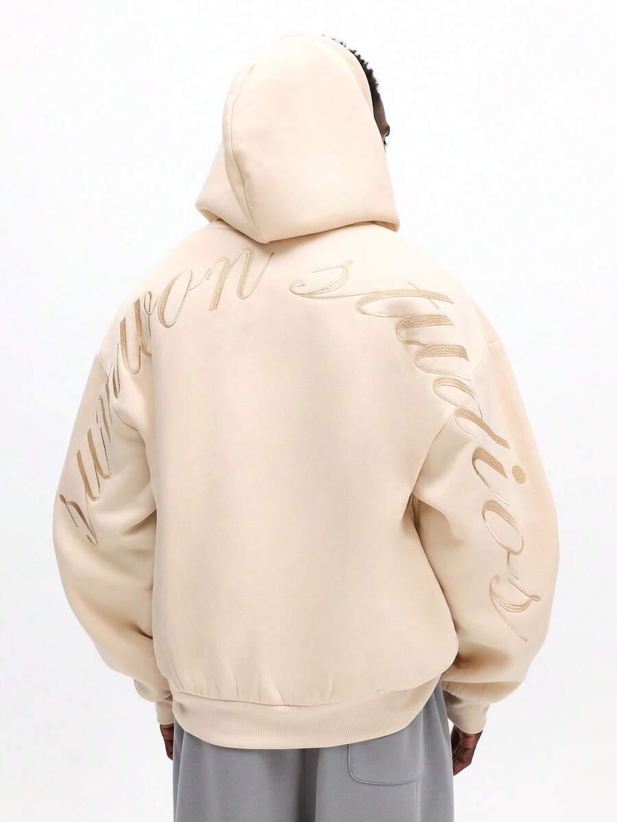 SUMWON Felpa oversize con cappuccio e tasca centrale con coulisse, per abbigliamento casual da strada