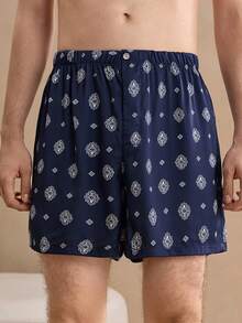 EverLounge Men's Floral Print Casual Shorts Loungewear - Multicolor - View 1