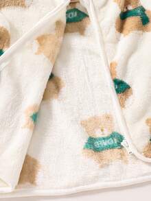 Cozy Pixies Newborn Baby Boy Casual Versatile Hooded Thickened Jacket - Multicolor - View 4