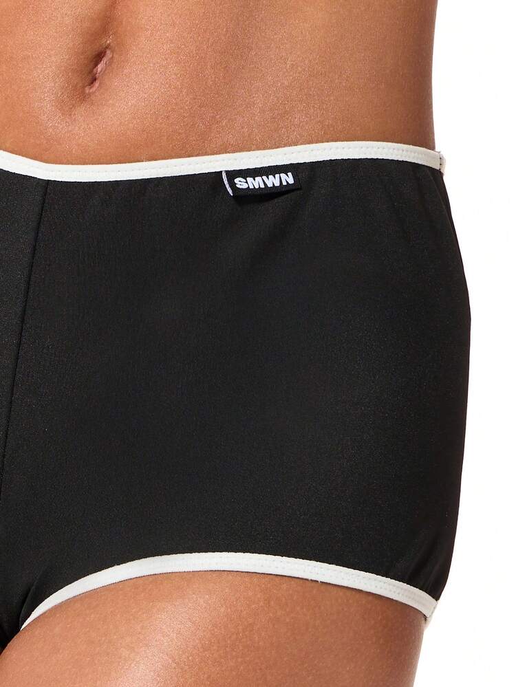 SUMWON WOMEN Boyshorts With Contrast White Binding