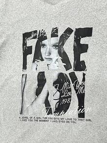 SHEIN EZwear 女士短袖 T 恤，休闲时尚，适合日常穿着