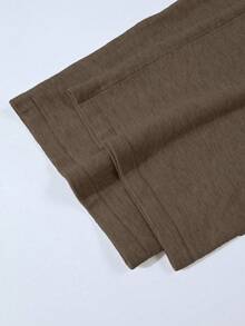 Franclia 2pcs/Set Women Casual Loose Knit Sweater & Pants Loungewear Set, Comfortable & Minimalist Design