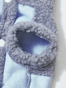 PETSIN 秋冬加厚宠物夹克和背心 - 适合小型犬、猫和小动物的防风保暖外套 | 舒适的室内/室外服装，适合日常休闲穿着 - 深灰色 - 查看 8
