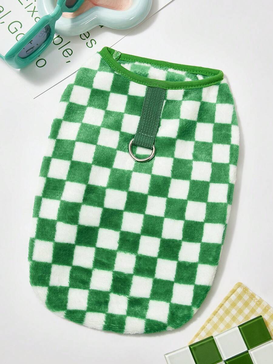 PETSIN Charming Bow Velvet Pet Coat – Cute Fleece Winter Vest With Easy Traction Buckle, Designed For Small Dogs, Cats And Indoor Pets, Perfect For Staying Warm During Outdoor And Indoor Adventures,Christmas,Christmas Decorations