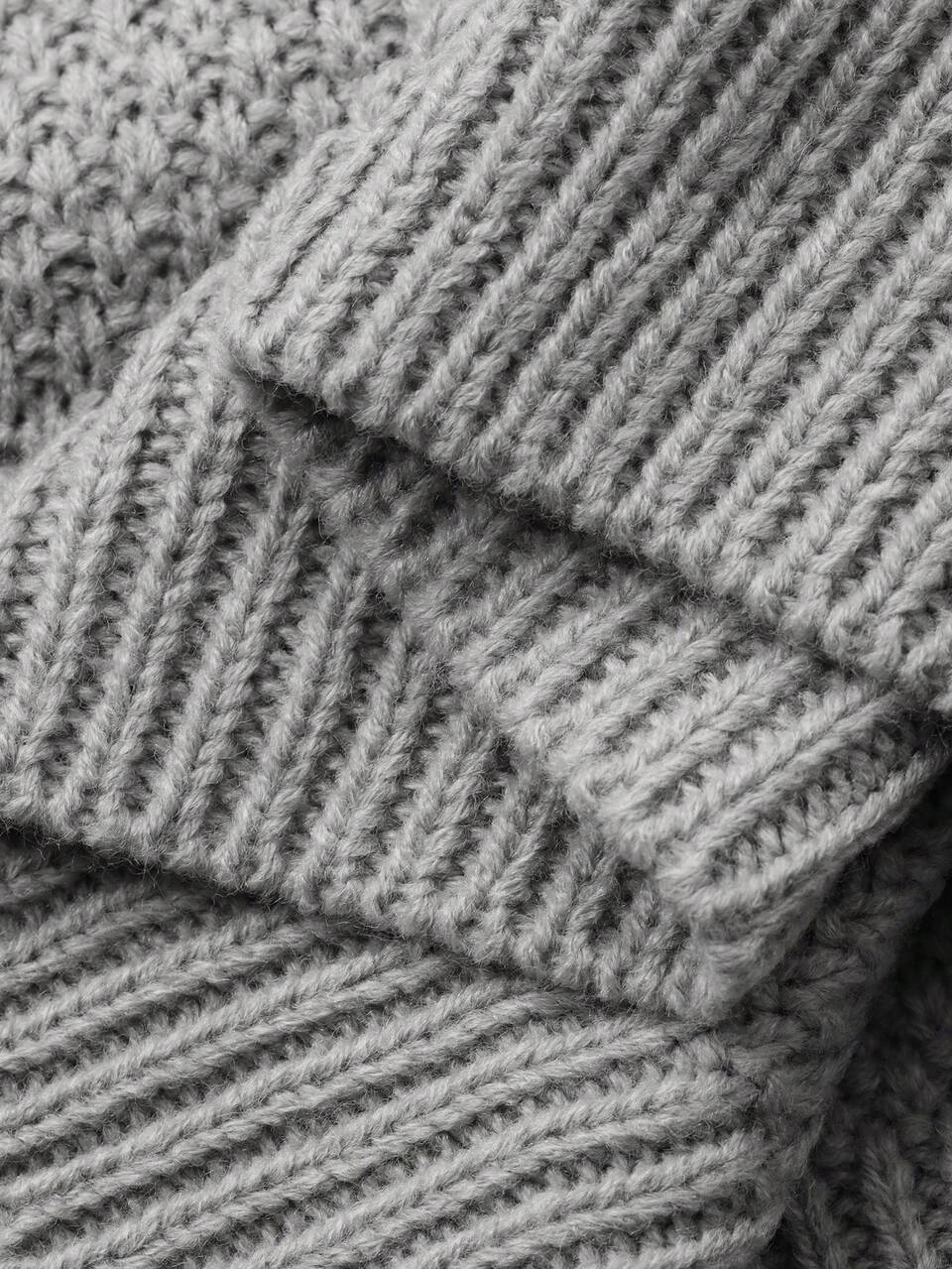 Loose Classic Cable Knit Pullover Sweater For Women