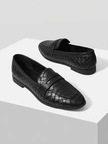 MOTF CASUAL COMFORTABLE VERSATILE WOMEN FLAT SHOES FOR CHRISTMAS SPRING SHOES - Black - View 9