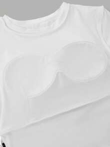 Tseoso 2 件黑色休闲长袖方领修身加厚长款 T 恤套装，不含胸罩，适合秋冬季，温暖、休闲、舒适别致、修身百搭，日常穿着，室内外均可穿着，复古，