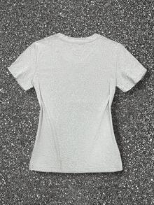 SHEIN EZwear 女士短袖 T 恤，休闲时尚，适合日常穿着