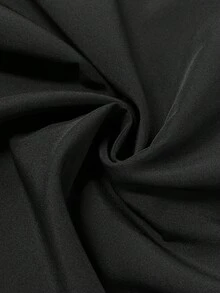 GlowEve CURVE 大码亮片拼接优雅长袖衬衫 - 黑色 - 查看 5