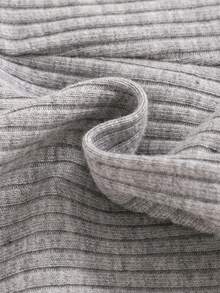 Baby Girl Solid Color Ribbed Ruffle Hem Casual Pants Chic Outfits For Autumn/Winter Fall - Multicolor - View 5