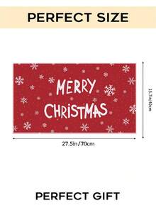 Cirelle Thảm trải sàn Giáng sinh thời trang và ấm áp không chỉ là tấm thảm chống trượt ở lối vào mà còn là vật trang trí cho phòng khách Giáng sinh. Được làm từ chất liệu cao cấp, thảm không gây cản trở việc đóng mở cửa, mang đến cho khách cảm giác ấm áp và vui vẻ. - Thảm sàn theo chủ đề Giáng sinh - Xem 2