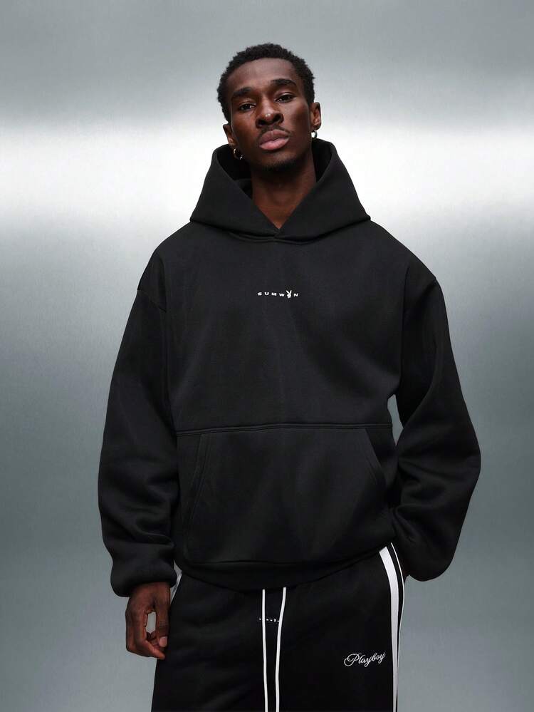 PLAYBOY X SUMWON Regular Oversized Pullover Hoodie With Drawstring